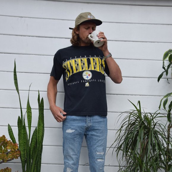 Vintage 1990's Pittsburgh Steelers T-Shirt - Picture 3 of 8